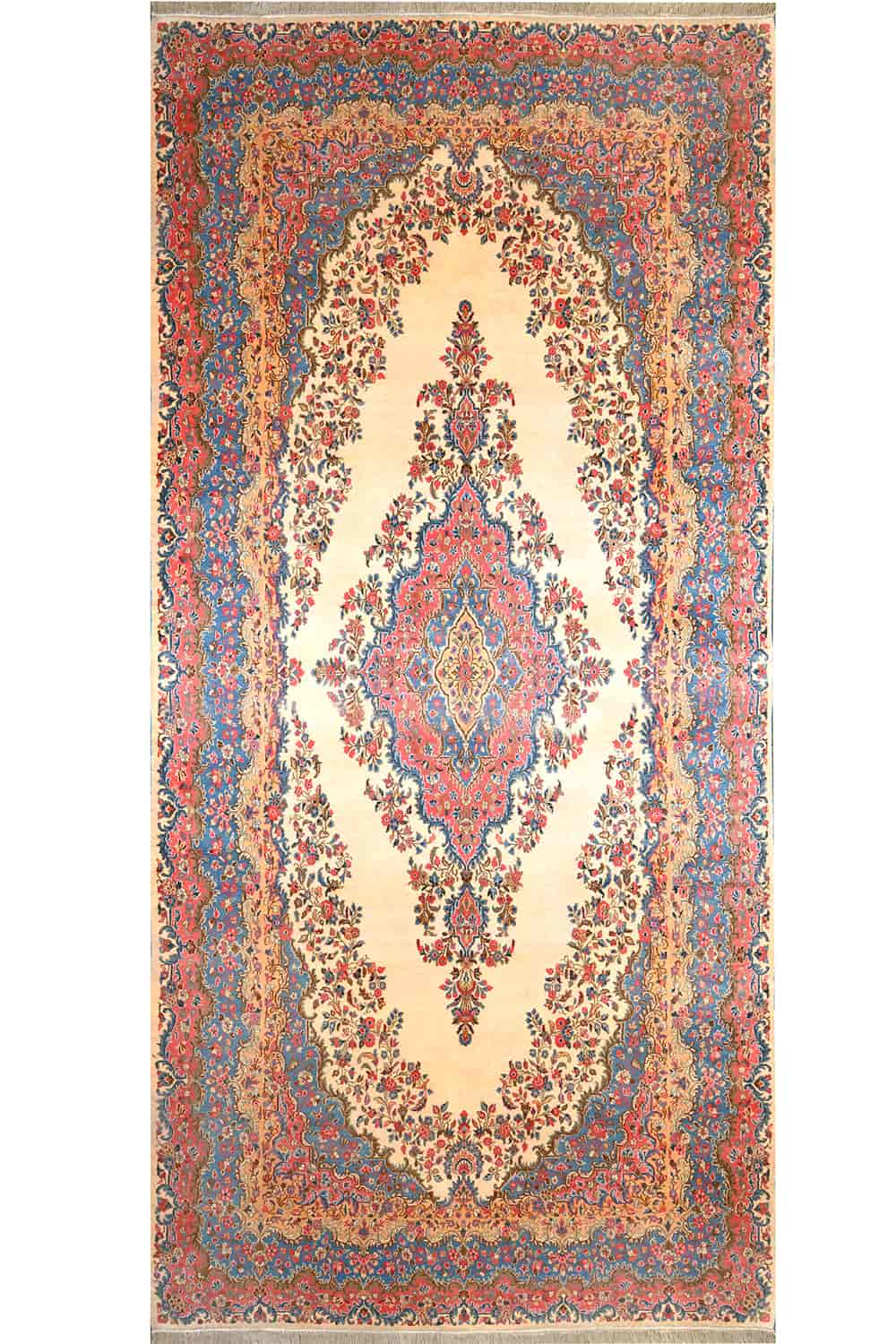 Antique Persian Laver Kerman Aubusson Diamonds Antique Persians