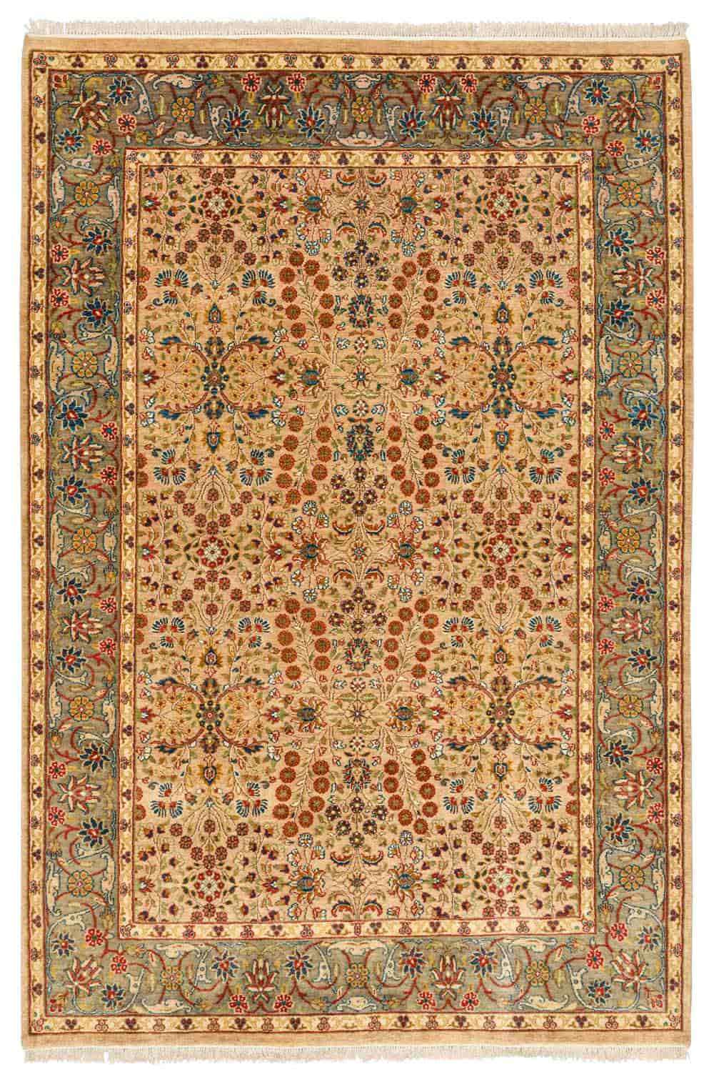 Museum Indo Dabeer Kashan - Floral formation | Timeless Antique Rugs ...